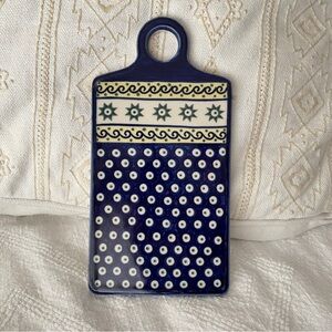 Boleslawiec Polish Pottery Ceramic Cheese / Cutting Board